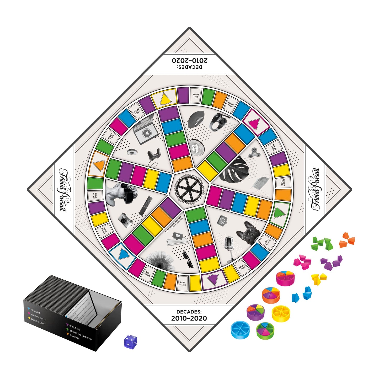 Trivial Pursuit Decades 2010–2020 Board Game – Pop Culture Trivia for 2–6 Players