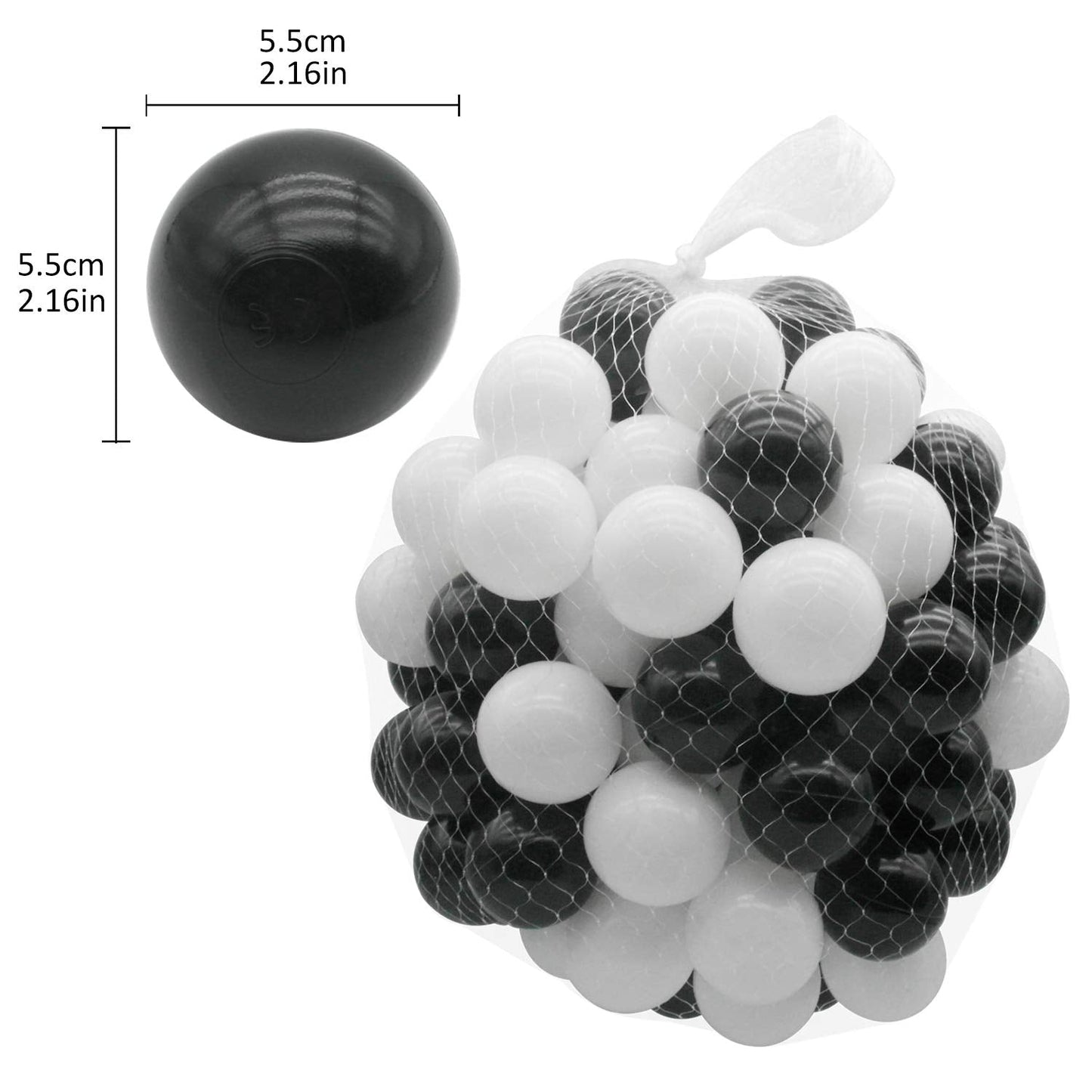 TRENDBOX 100 Ocean Ball – Soft Ball Pit Balls for Babies, Kids & Parties (Ships from USA)