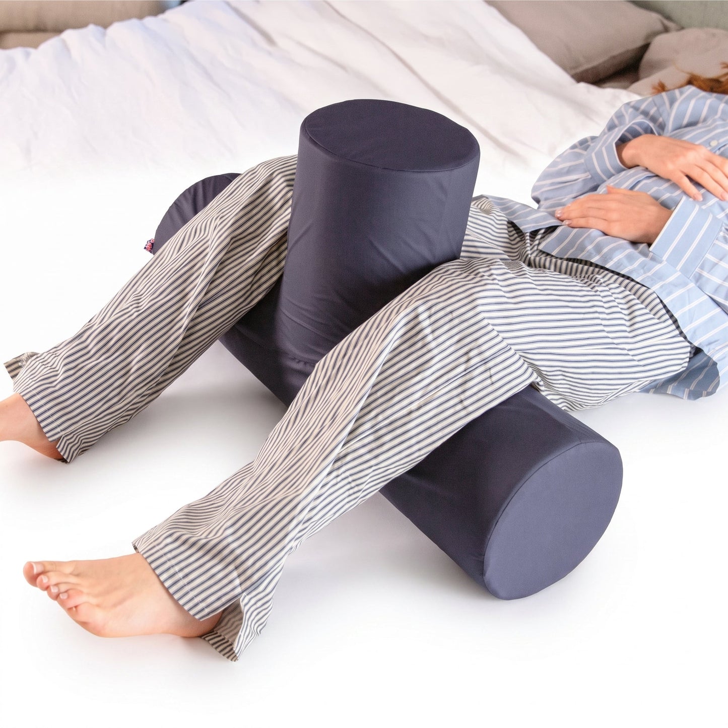 T-Roll Positioning Aid Cushion – Leg & Postural Support for Bed, UK Made