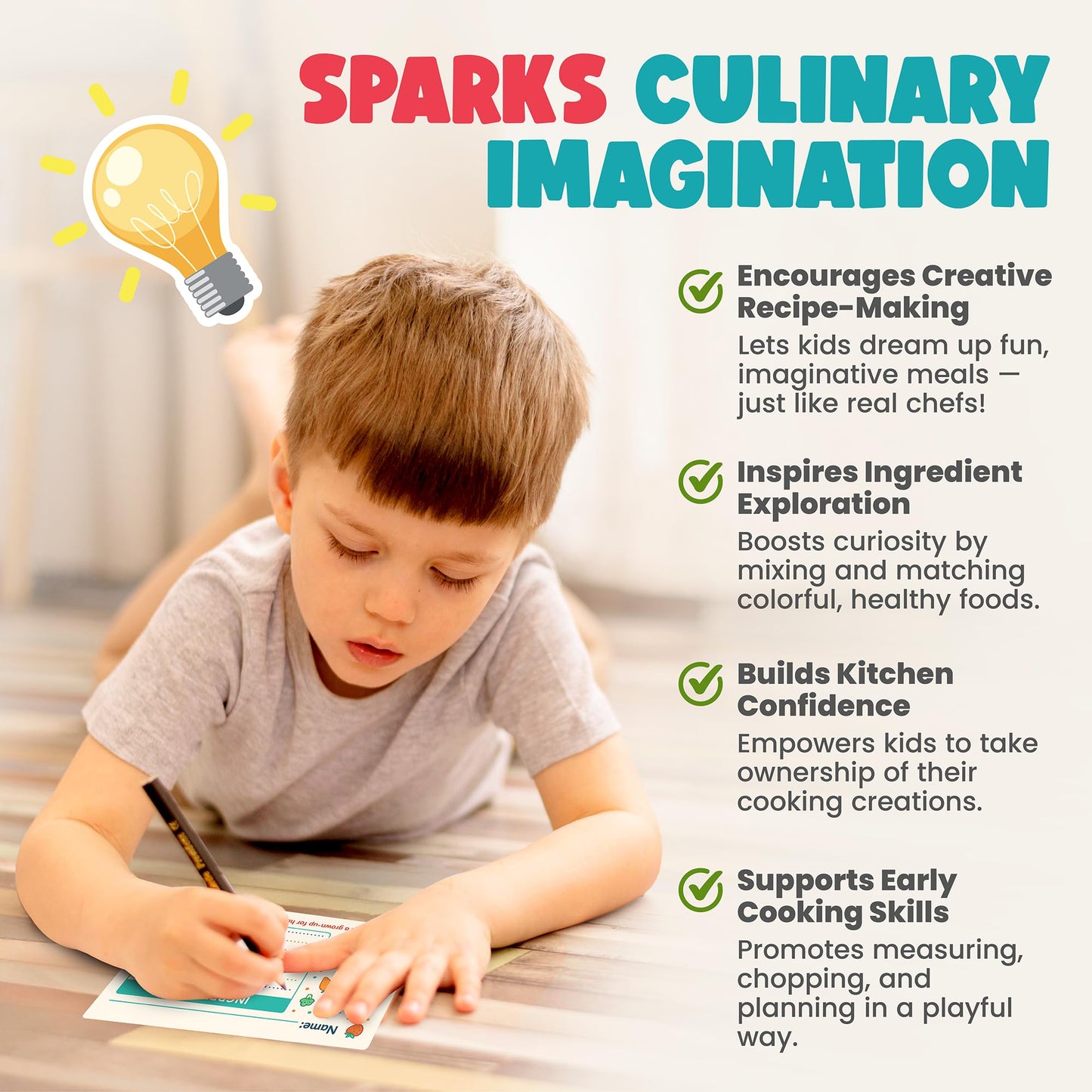TruChef Kids Knife Set for Real Cooking — 16-Piece Safe Rainbow Blades Kit