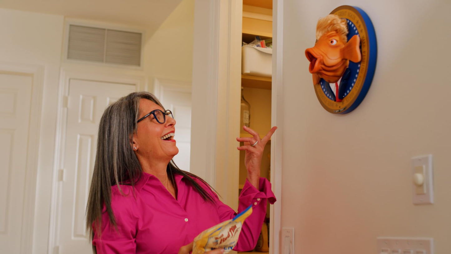 Trumpy Trout™ Talking Fish — Hilarious Animations & High-Fidelity Speeches | Wall Mount or Desk Display