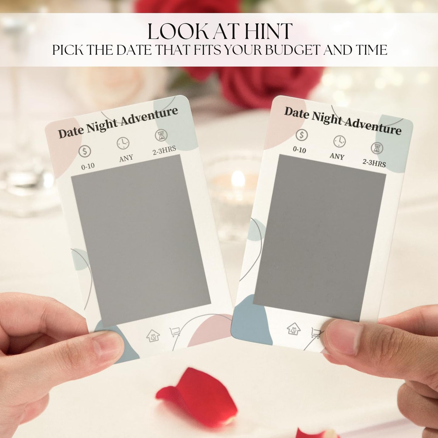 Tryuunion 40 Fun Date Night Scratch Off Cards for Couples