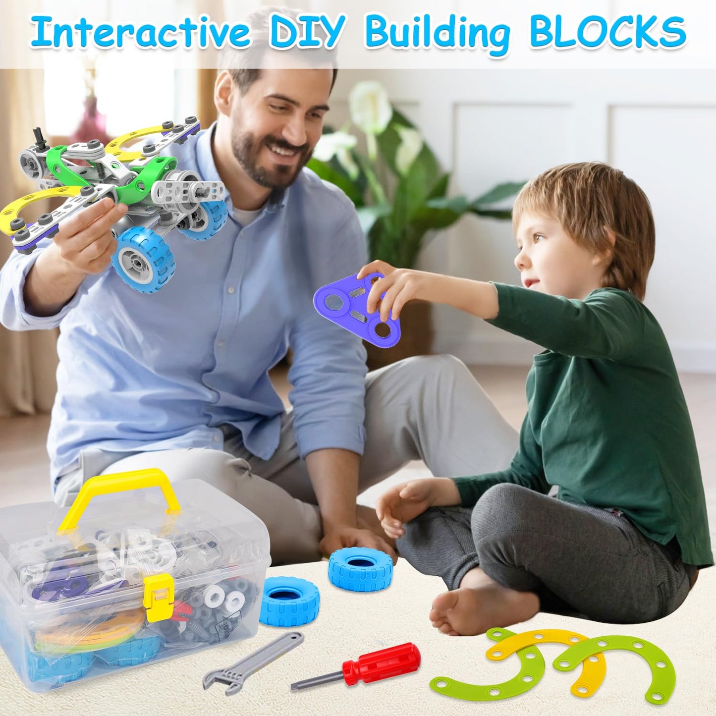 Tsomtto 10-in-1 Electric STEM Toys for Kids Aged 4-12 | Build Robots, Planes & More