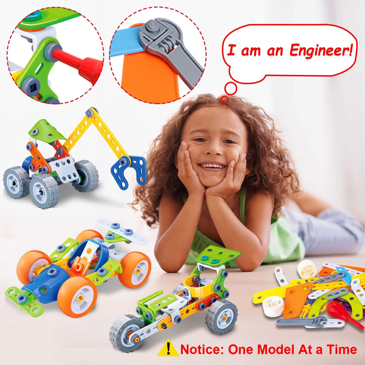 Tsomtto 10-in-1 STEM Toys for Kids 4-8 | Build, Learn & Play