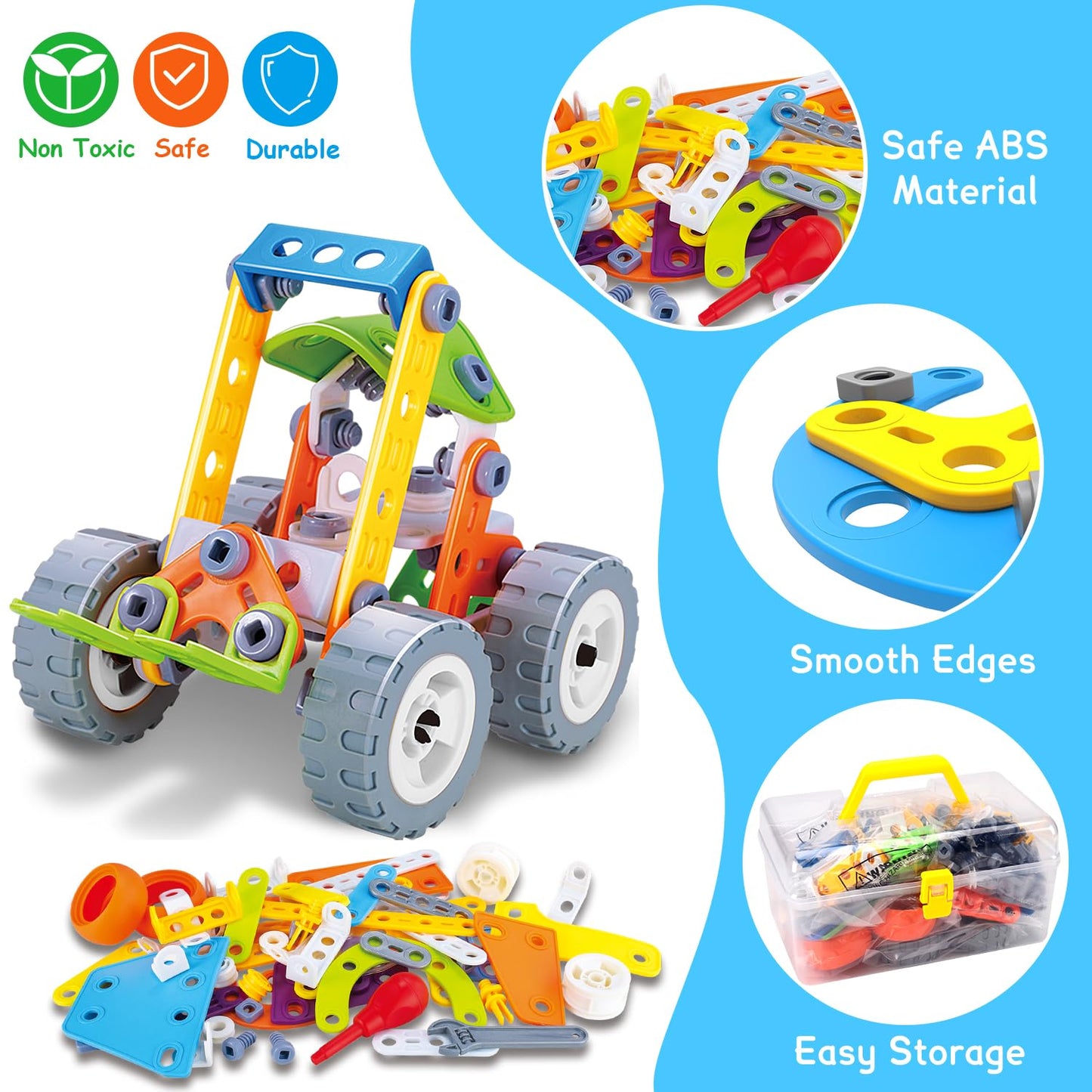 Tsomtto 10-in-1 STEM Toys for Kids 4-8 | Build, Learn & Play