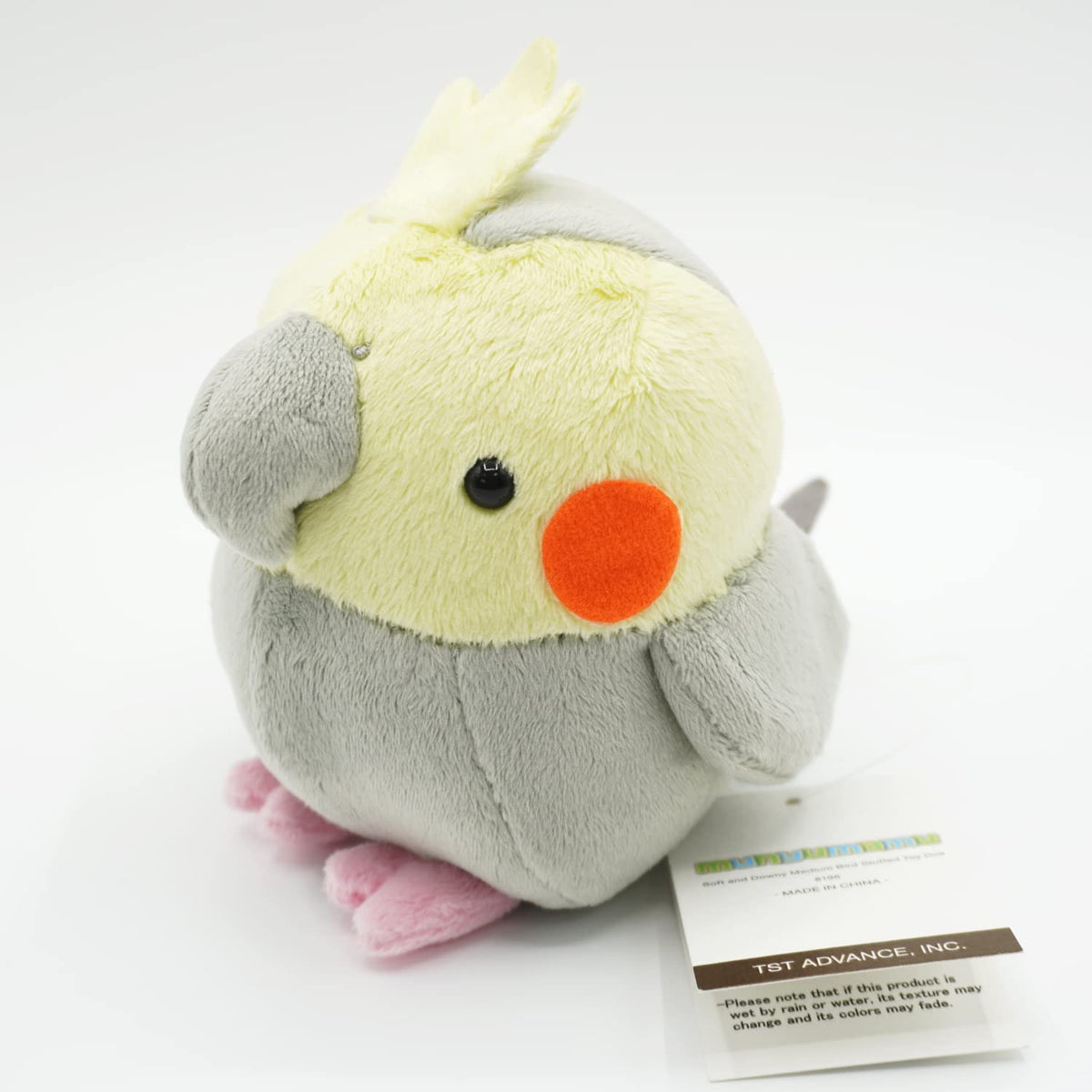 TSTADVANCE Soft & Downy Medium Cockatiel Plush Toy – Grey, M Size