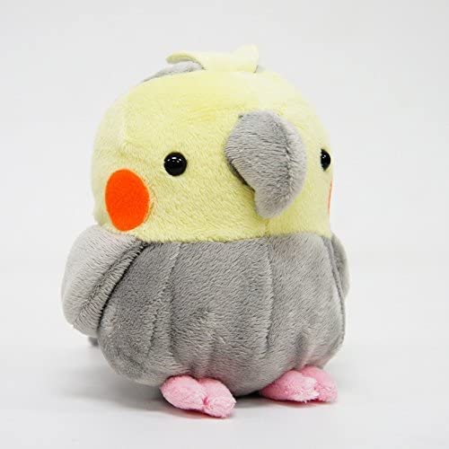 TSTADVANCE Soft & Downy Medium Cockatiel Plush Toy – Grey, M Size
