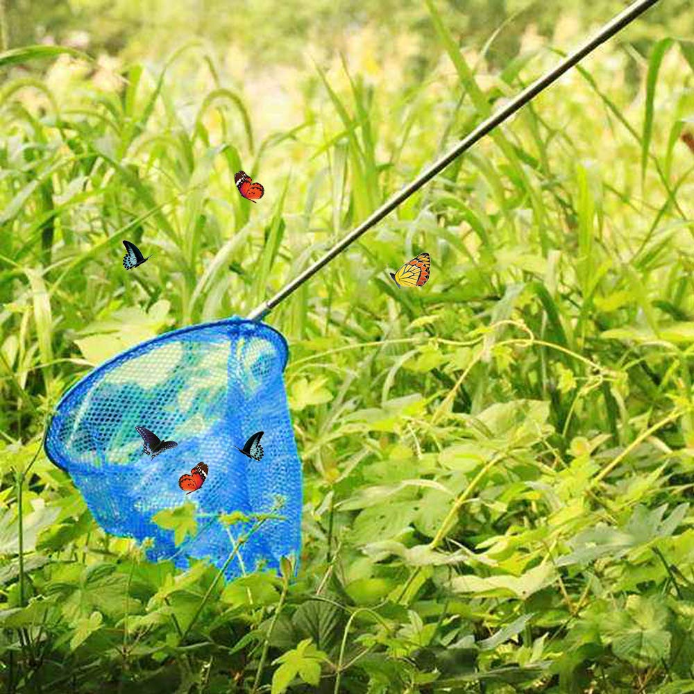 TSYAN Kids Telescopic Butterfly Net – Extendable 34in, Anti-Slip Grip