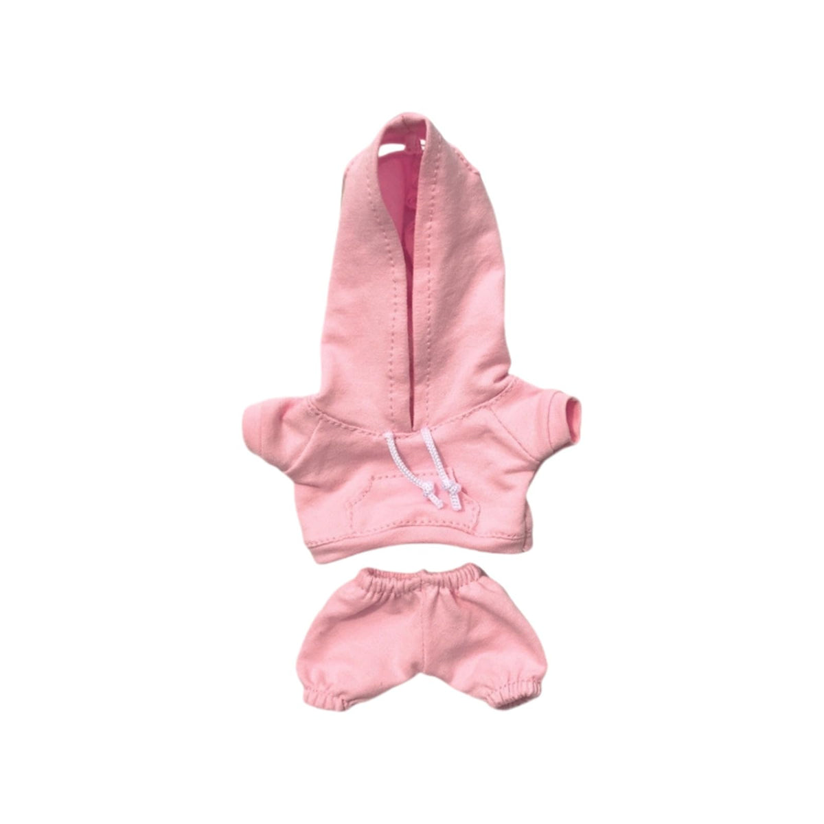 TTZQY 17cm Doll Hoodie & Pants Set – Pink Casual Outfit