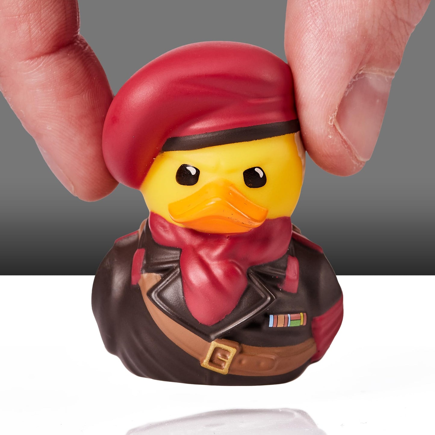 TUBBZ Mini Metal Gear Solid Revolver Ocelot Rubber Duck Vinyl Figure — Collectible Mini Cosplay Duck