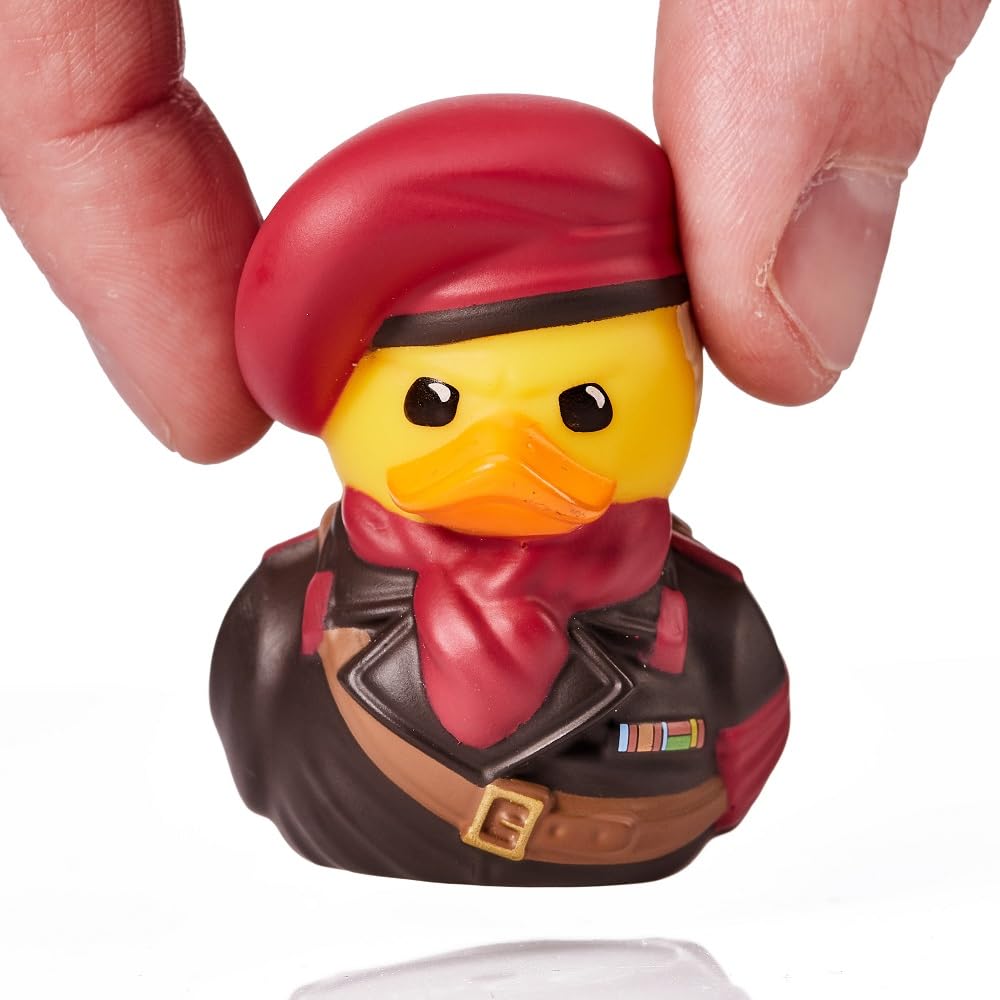 TUBBZ Mini Metal Gear Solid Revolver Ocelot Rubber Duck Vinyl Figure — Collectible Mini Cosplay Duck