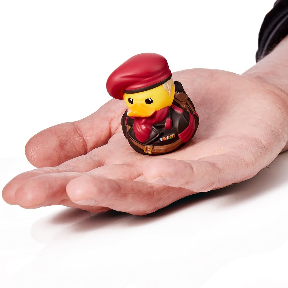 TUBBZ Mini Metal Gear Solid Revolver Ocelot Rubber Duck Vinyl Figure — Collectible Mini Cosplay Duck