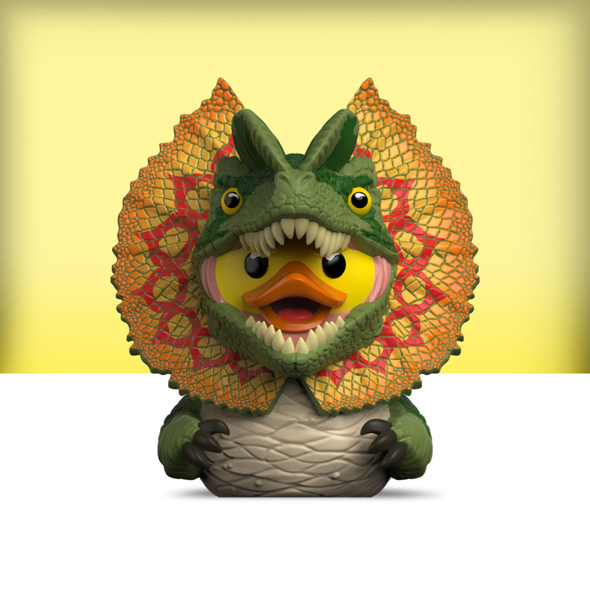 TUBBZ Mini: Jurassic World Rebirth Dilophosaurus Cosplaying Duck Vinyl Figure
