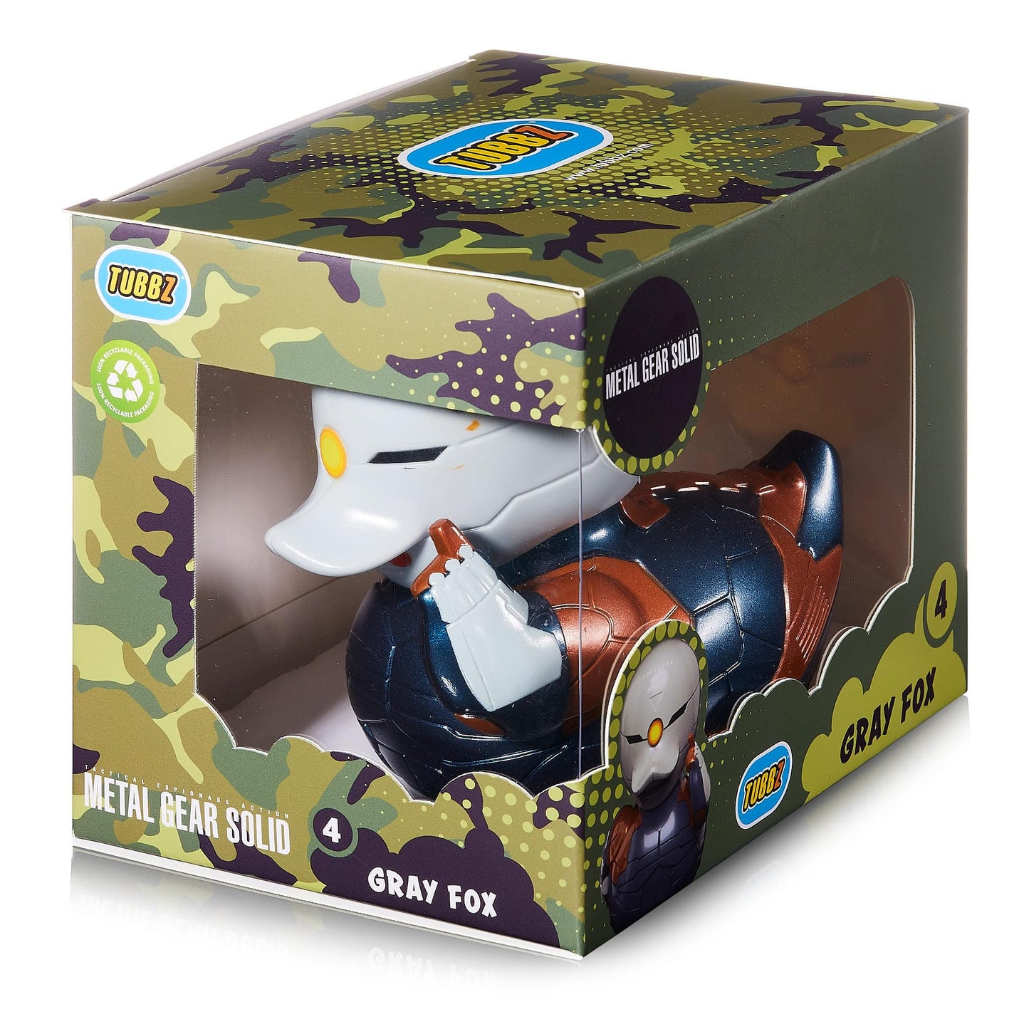TUBBZ Boxed Edition: Metal Gear Solid Grey Fox Rubber Duck Vinyl Figure