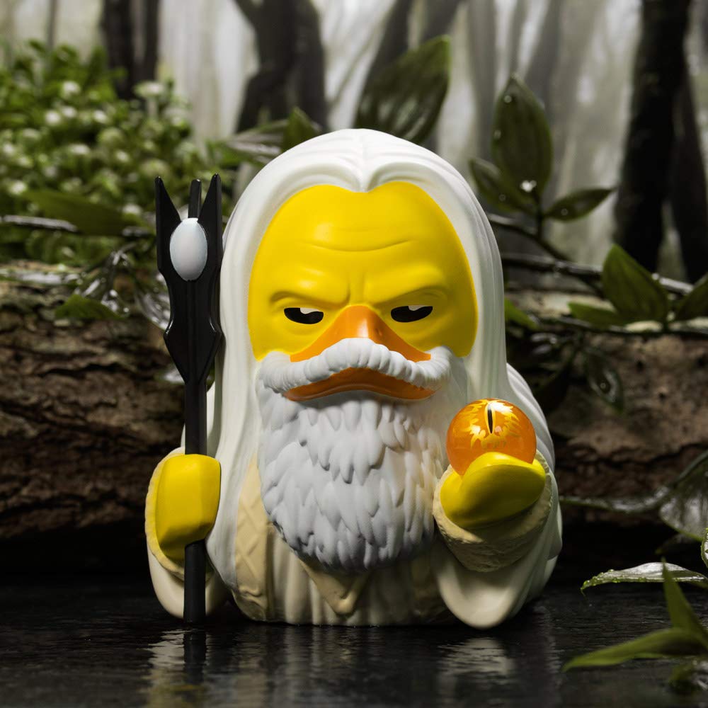 TUBBZ First Edition Saruman Cosplaying Rubber Duck Vinyl Figure – Lord of the Rings Collectible