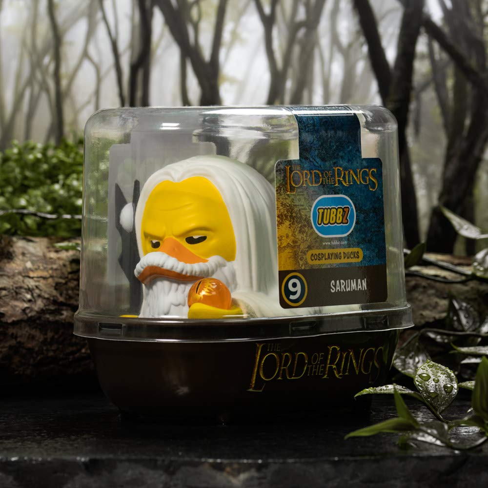 TUBBZ First Edition Saruman Cosplaying Rubber Duck Vinyl Figure – Lord of the Rings Collectible