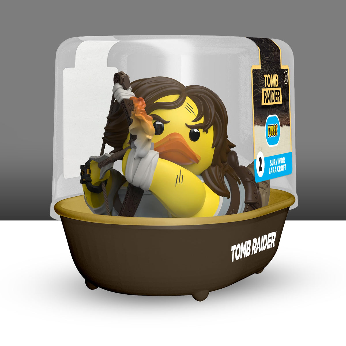 TUBBZ First Edition: Tomb Raider Lara Croft Cosplaying Duck Vinyl Figure