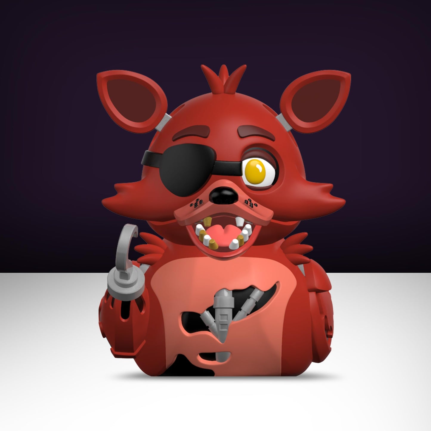 TUBBZ First Edition Foxy Cosplaying Rubber Duck – FNAF Vinyl Figure
