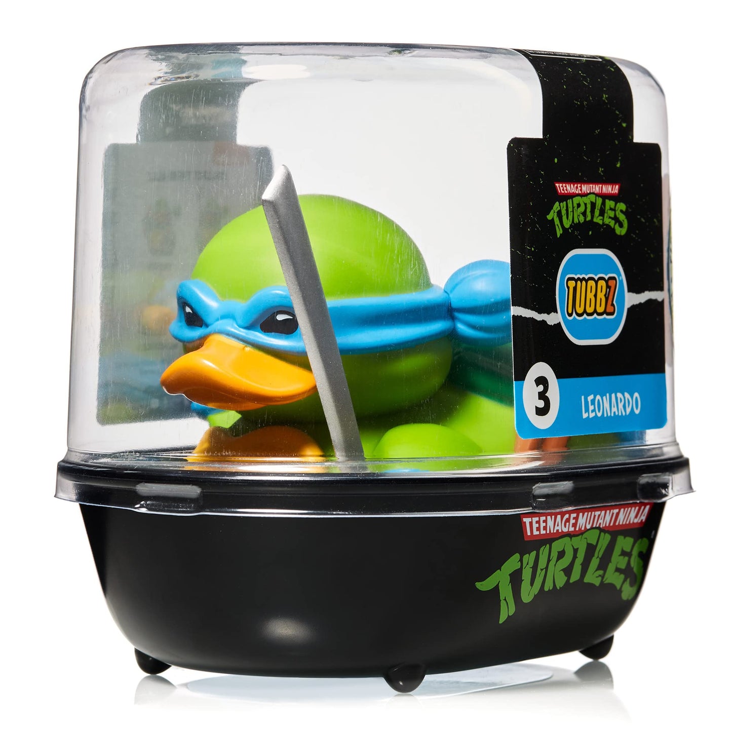 TUBBZ First Edition Leonardo Collectible Duck Figure – TMNT Official Merchandise