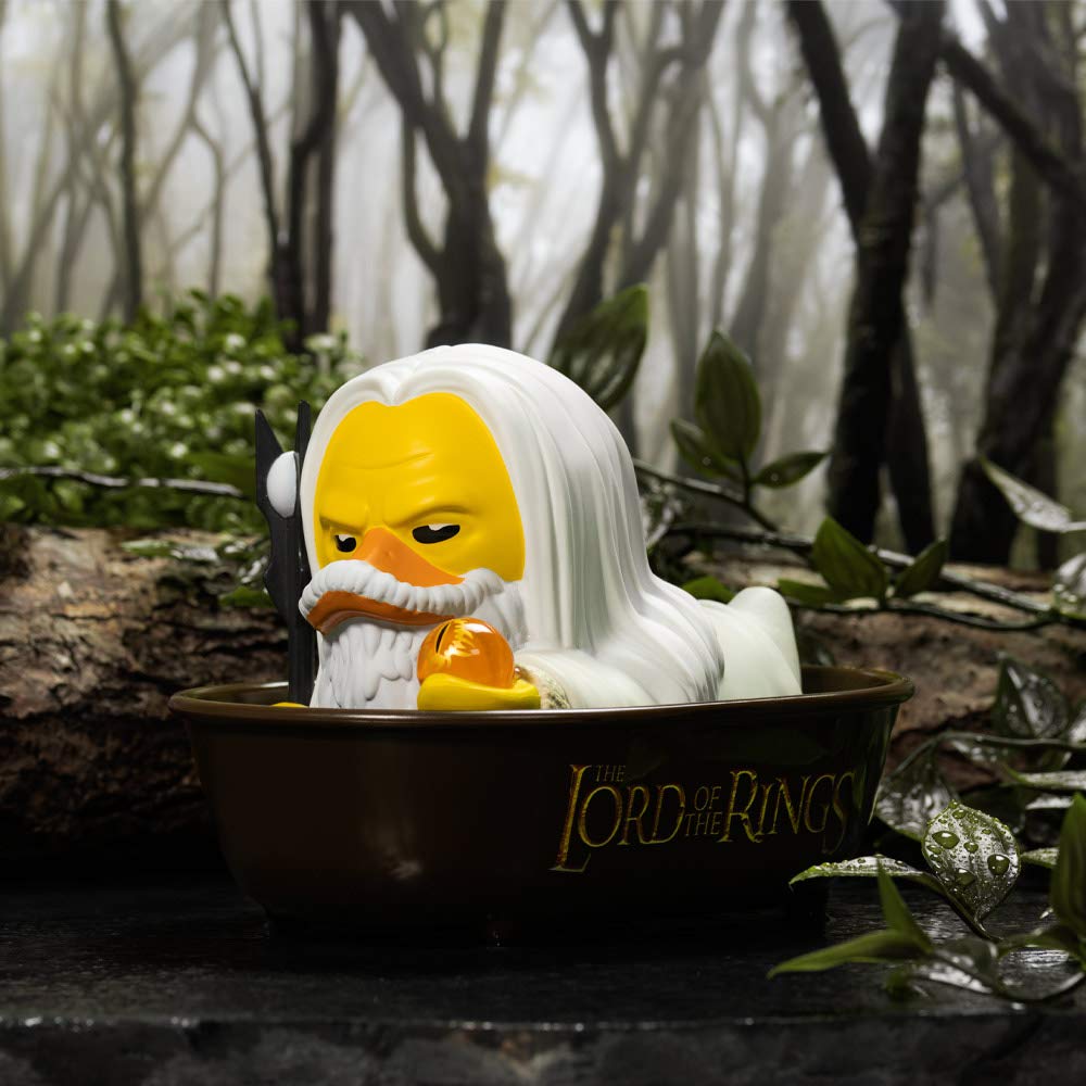 TUBBZ First Edition Saruman Cosplaying Rubber Duck Vinyl Figure – Lord of the Rings Collectible