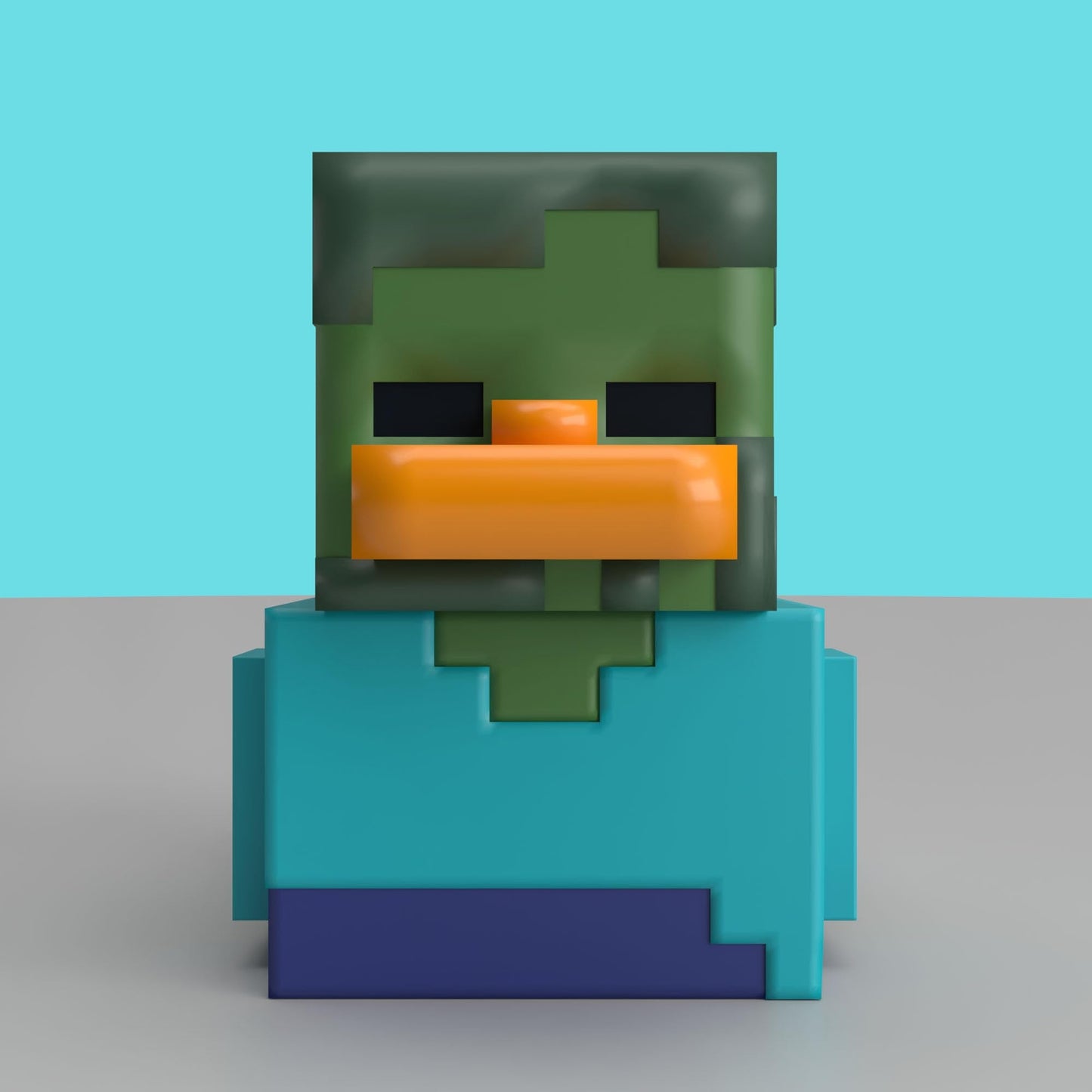 TUBBZ Mini: Minecraft Zombie Cosplaying Rubber Duck Vinyl Figure
