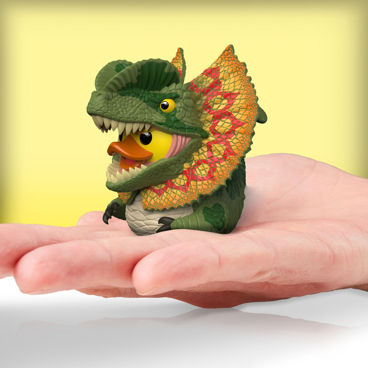TUBBZ Mini: Jurassic World Rebirth Dilophosaurus Cosplaying Duck Vinyl Figure