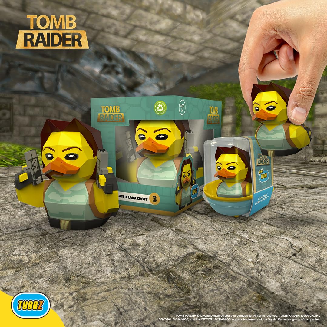 TUBBZ Mini Lara Croft Cosplaying Duck – Tomb Raider Collectible Figure