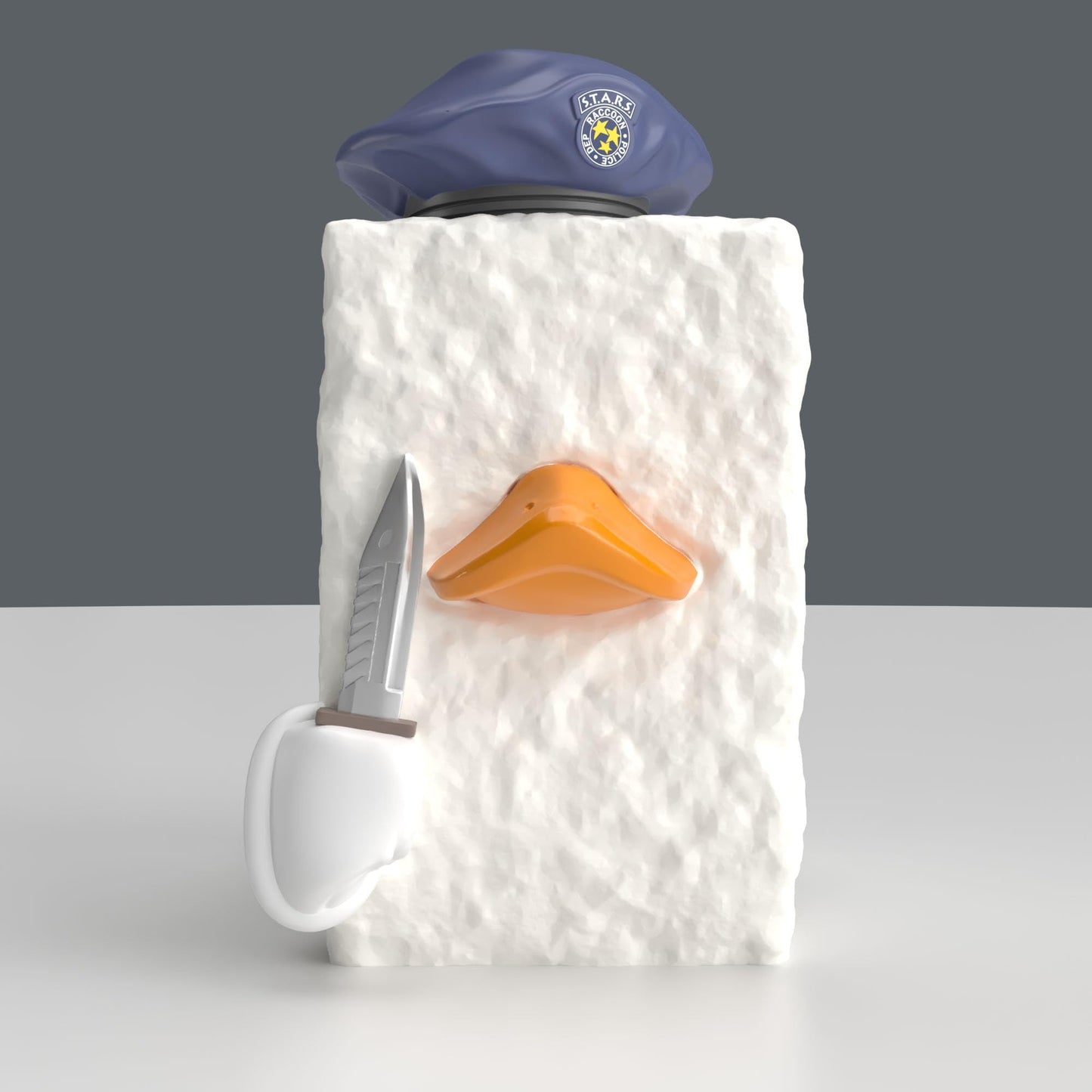 TUBBZ Mini: Resident Evil Tofu Duck Cosplaying Rubber Duck Vinyl Figure