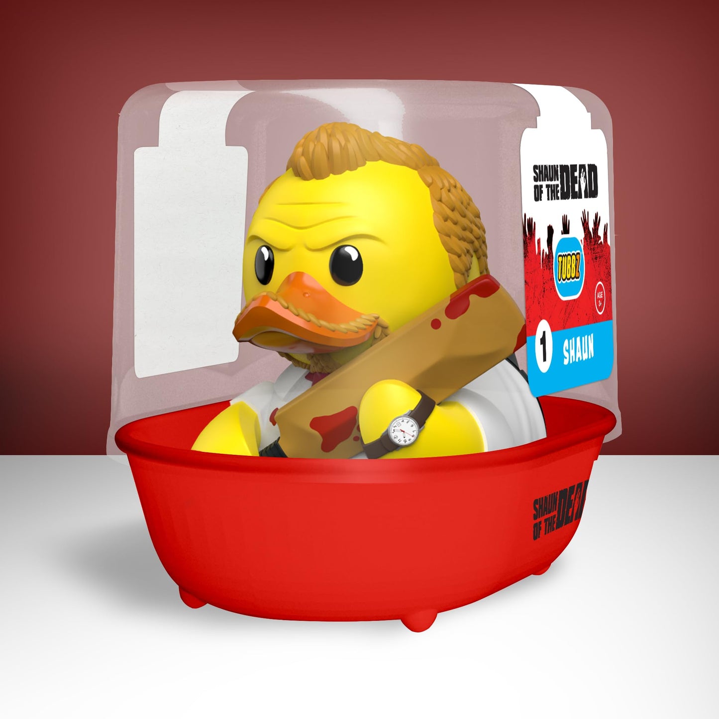 TUBBZ First Edition Shaun Collectible Vinyl Duck Figure – Official Shaun of the Dead Merchandise