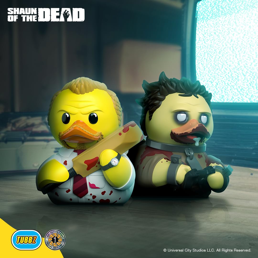 TUBBZ First Edition Shaun Collectible Vinyl Duck Figure – Official Shaun of the Dead Merchandise