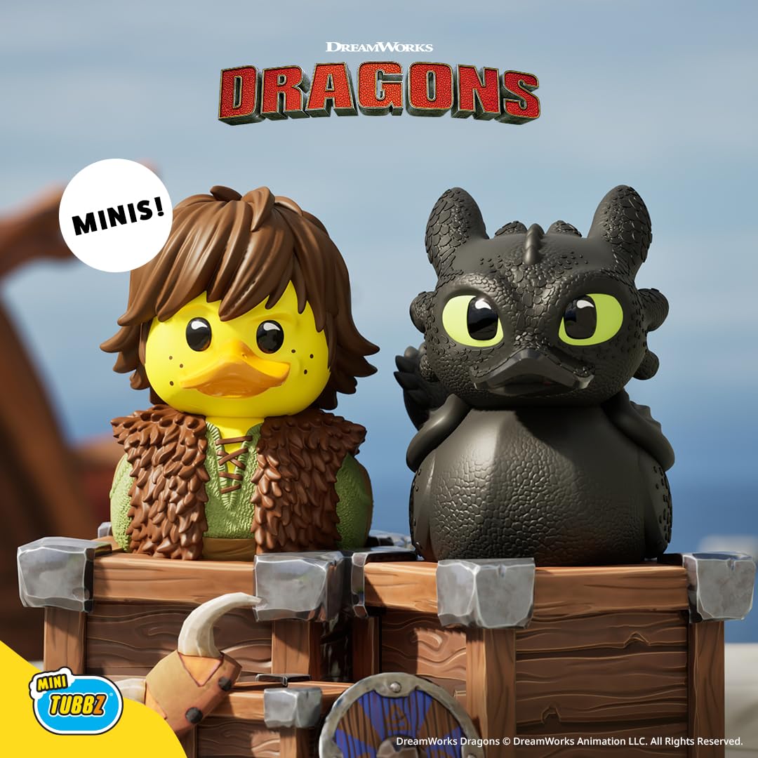 TUBBZ Mini Toothless Cosplaying Duck – How to Train Your Dragon Vinyl Figure