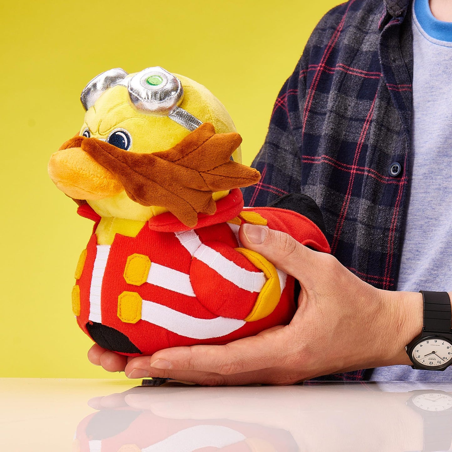 TUBBZ Sonic Dr Eggman Plush – Upright Cosplaying Rubber Duck Collectible Toy