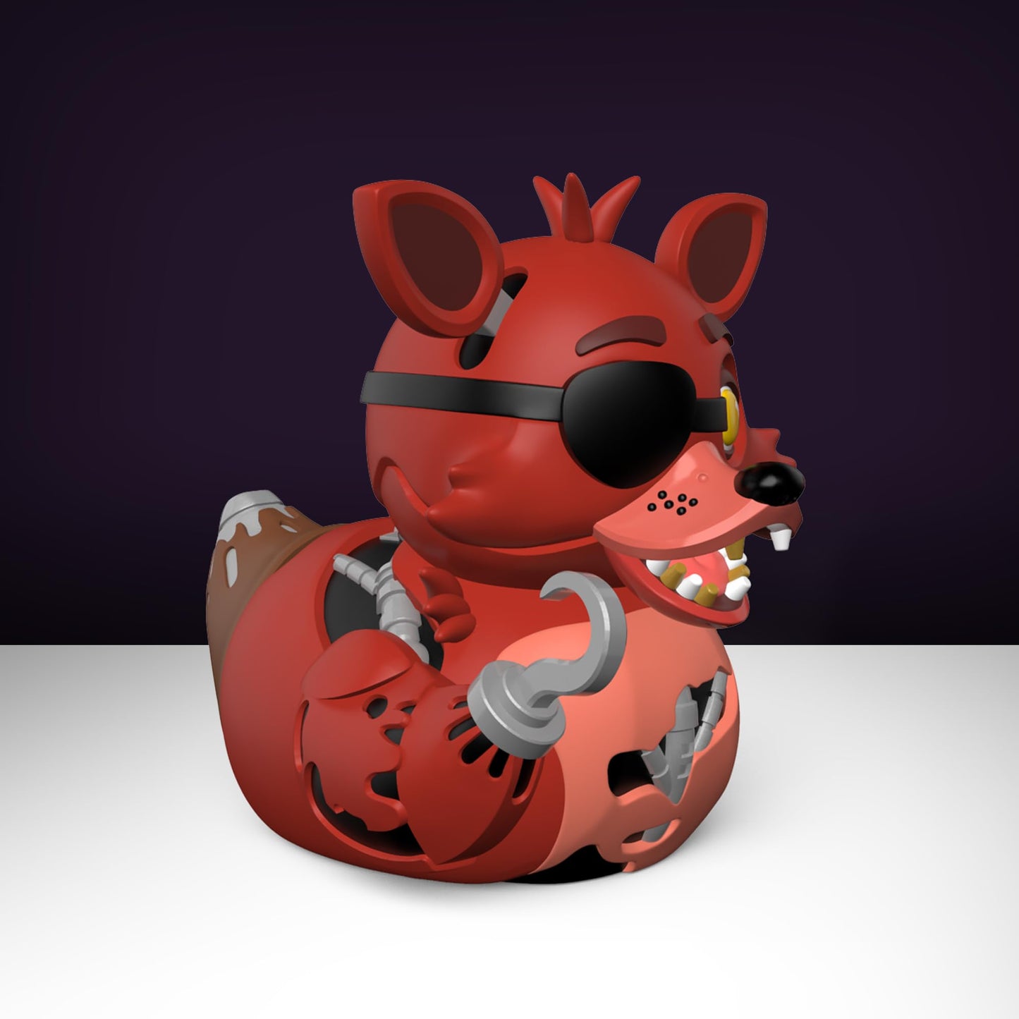 TUBBZ First Edition Foxy Cosplaying Rubber Duck – FNAF Vinyl Figure