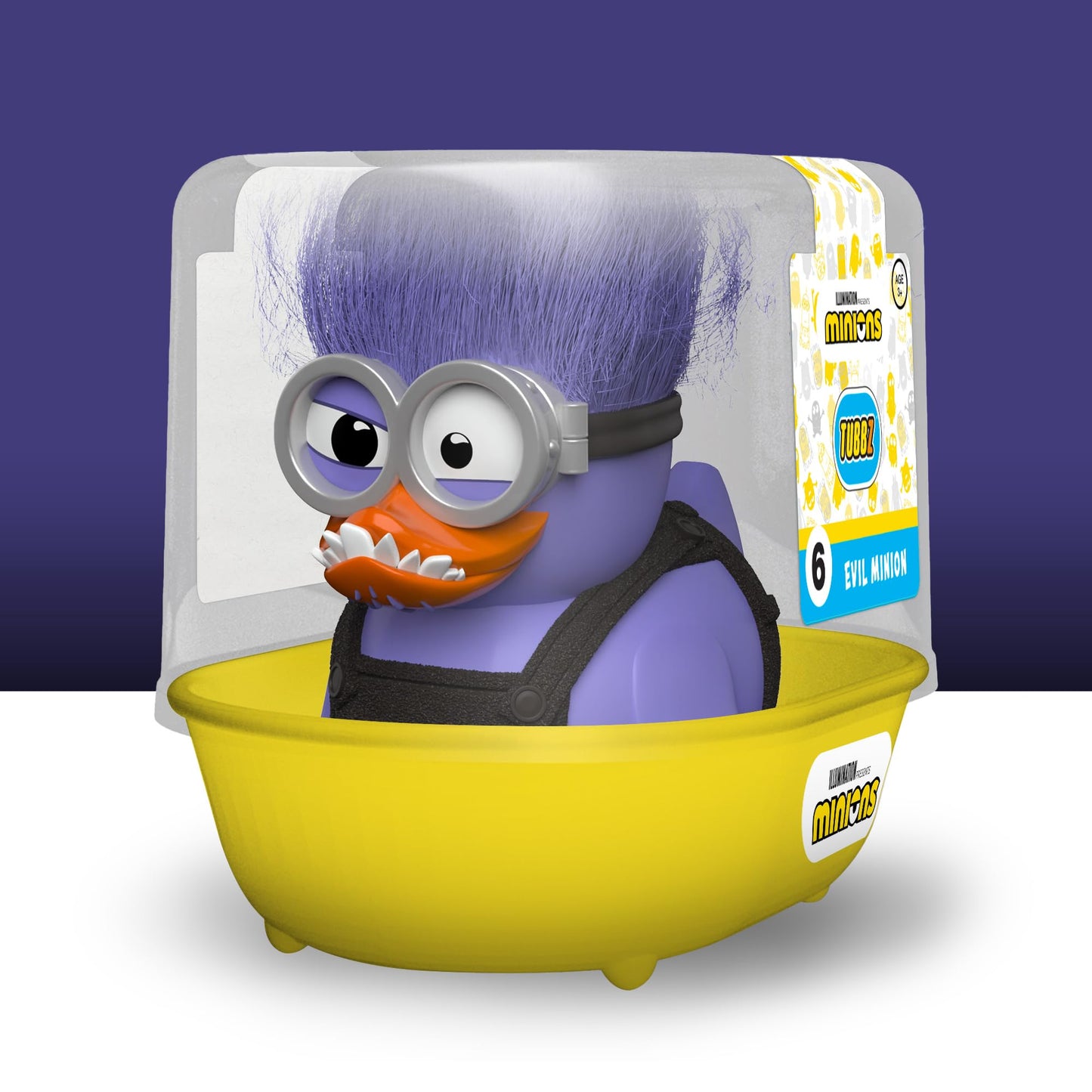 TUBBZ First Edition Purple Minion Collectible Vinyl Duck – Official Minions Merchandise