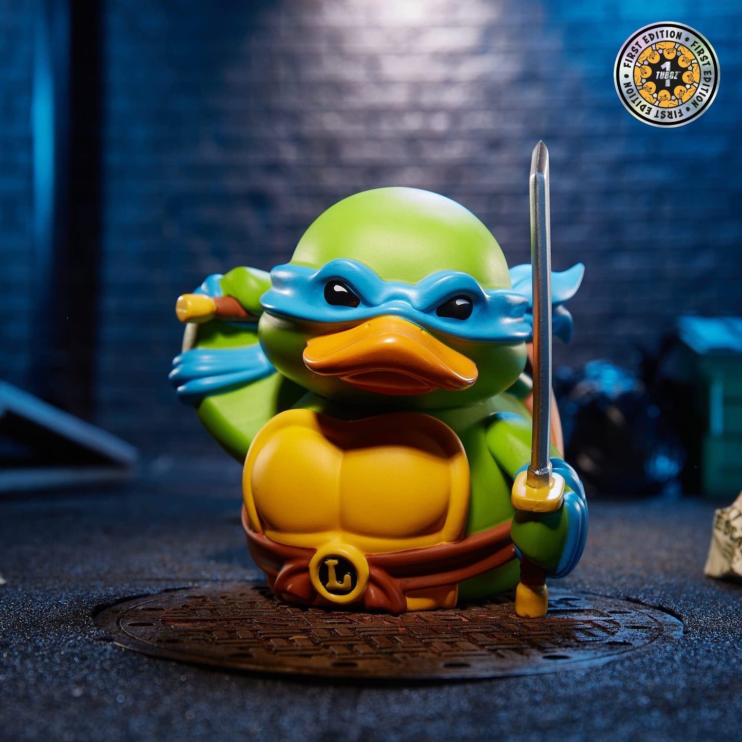TUBBZ First Edition Leonardo Collectible Duck Figure – TMNT Official Merchandise