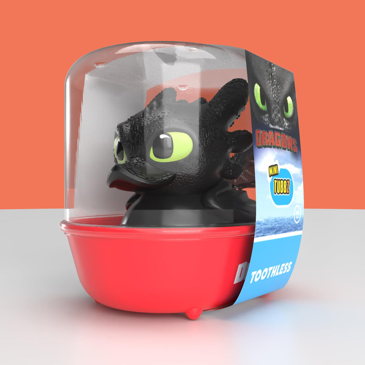 TUBBZ Mini Toothless Cosplaying Duck – How to Train Your Dragon Vinyl Figure