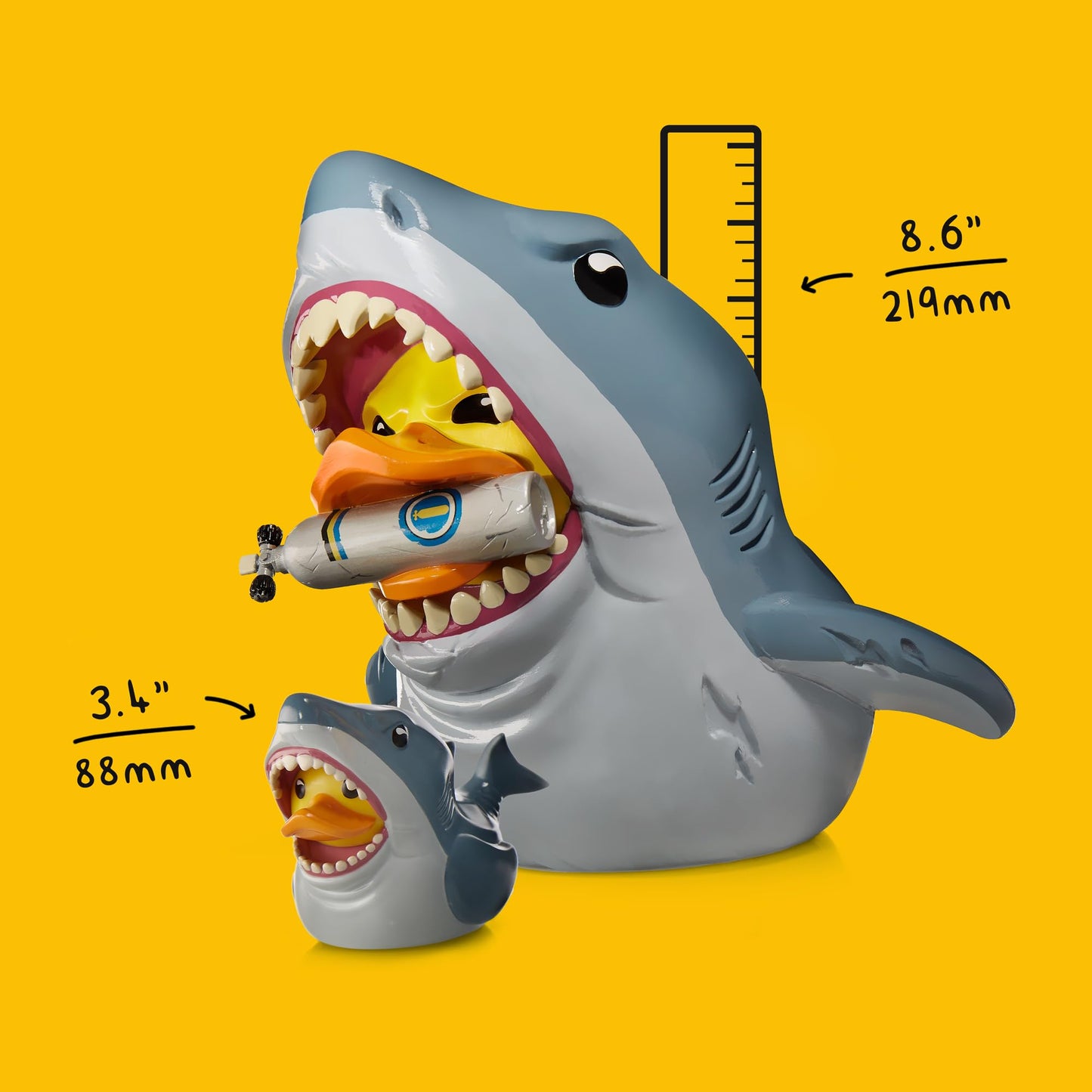 TUBBZ XL Bruce the Shark Jaws Rubber Duck – Collectible Figure