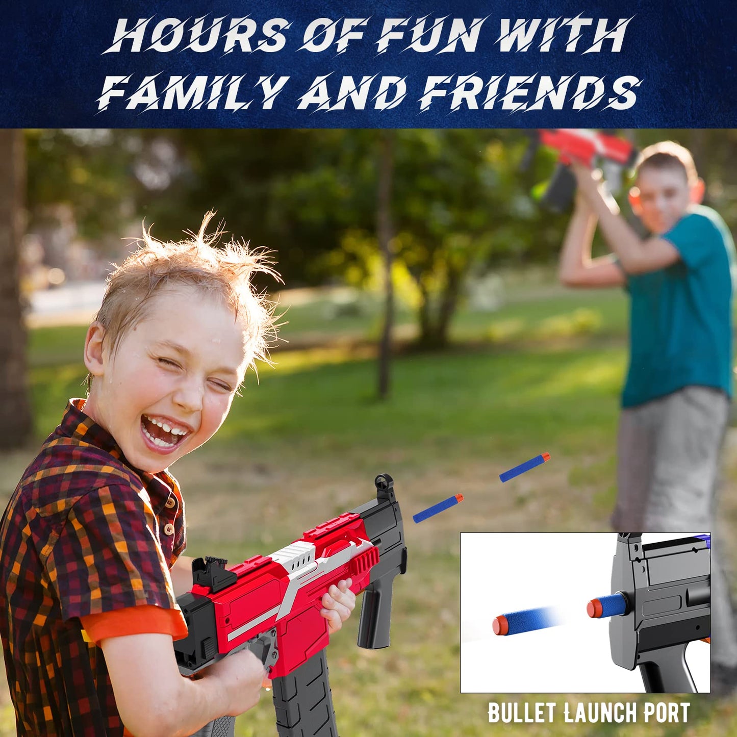 Tudaymol Nerf Bullets 500-Pack – Official Darts for Nerf N-ELITE Series, Compatible with Elite Blasters