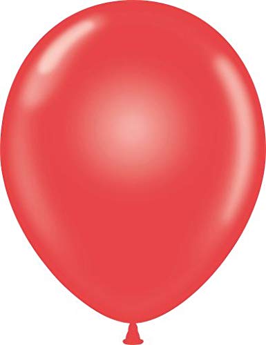 Tuf Tex 11-inch Premium Helium Quality Decorator Balloons - Red (07 Red)