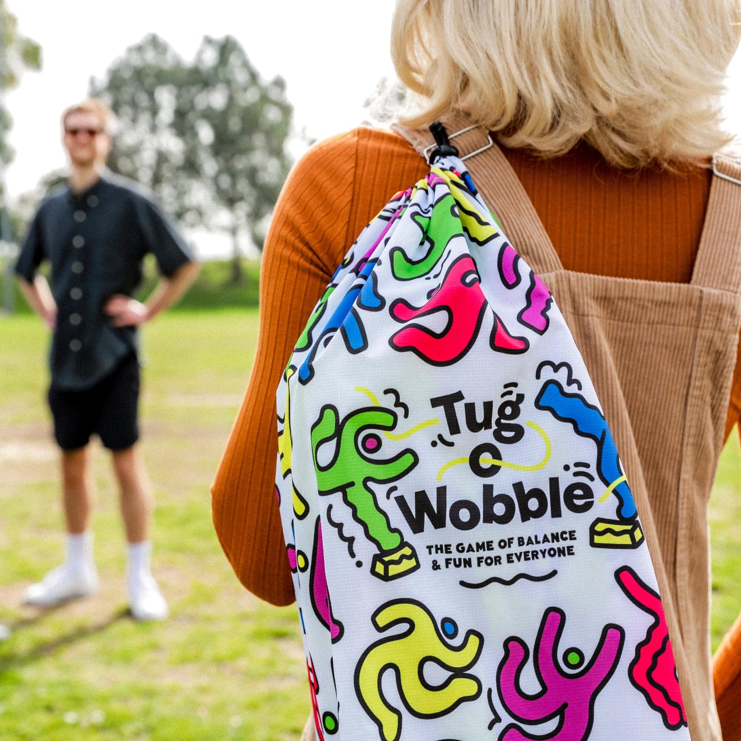 TUG O' WOBBLE: The Ultimate Balancing Outdoor Game for Backyard, Park, and Yard