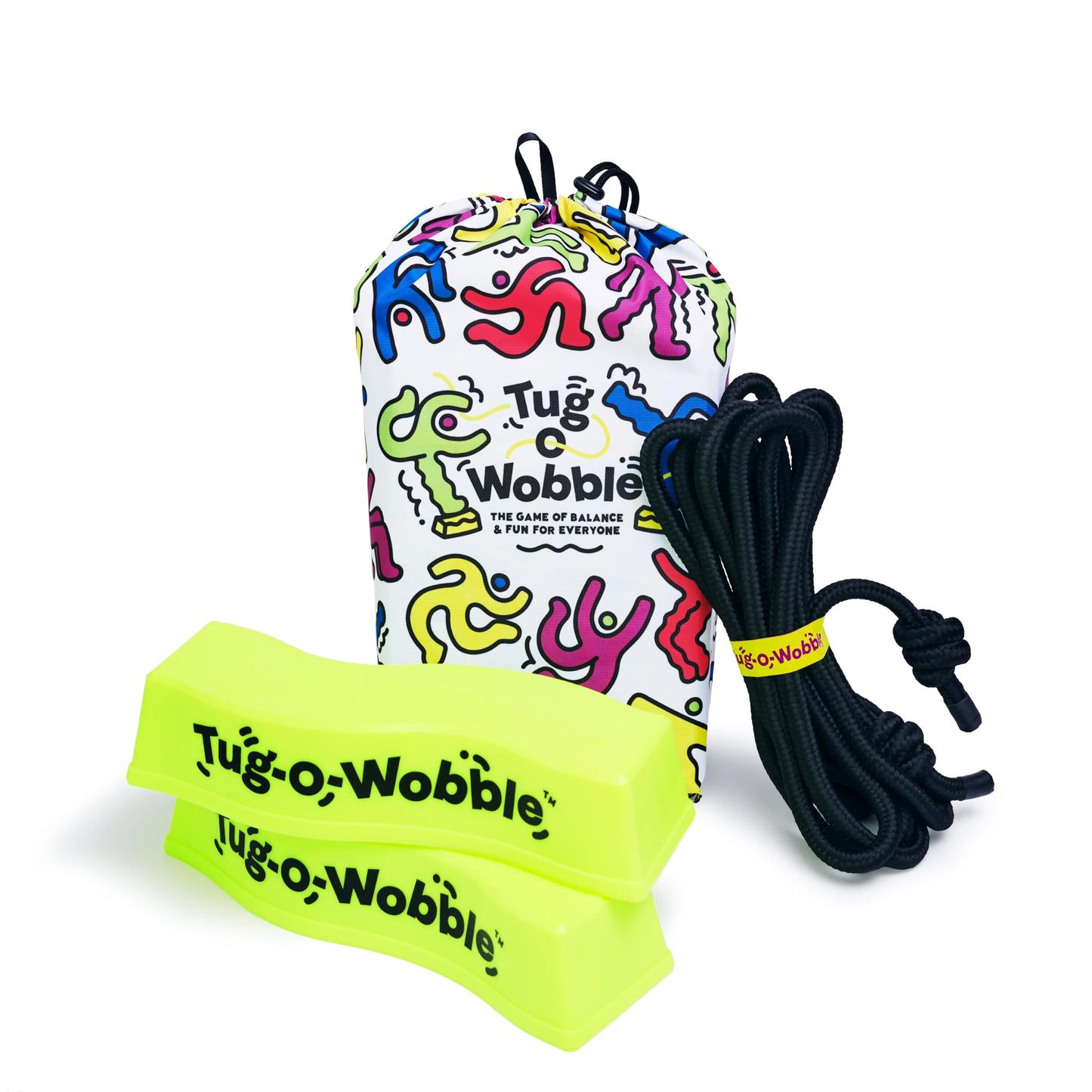 TUG O' WOBBLE: The Ultimate Balancing Outdoor Game for Backyard, Park, and Yard