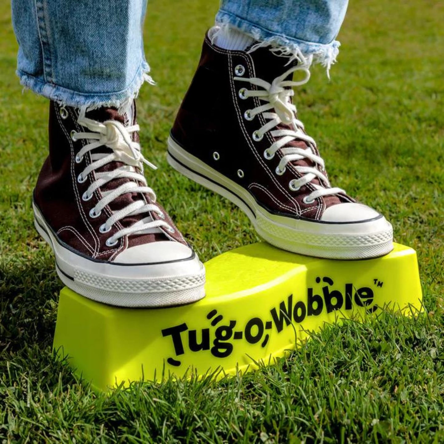TUG O' WOBBLE: The Ultimate Balancing Outdoor Game for Backyard, Park, and Yard