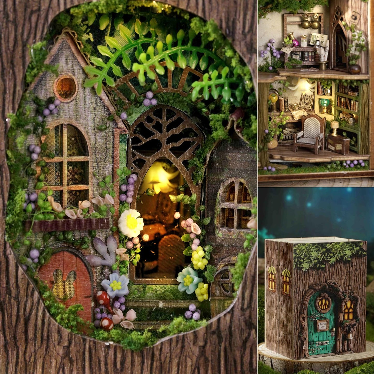 TuKIIE DIY Miniature Dollhouse Kit – Forest Wonderland (1:32 Scale)