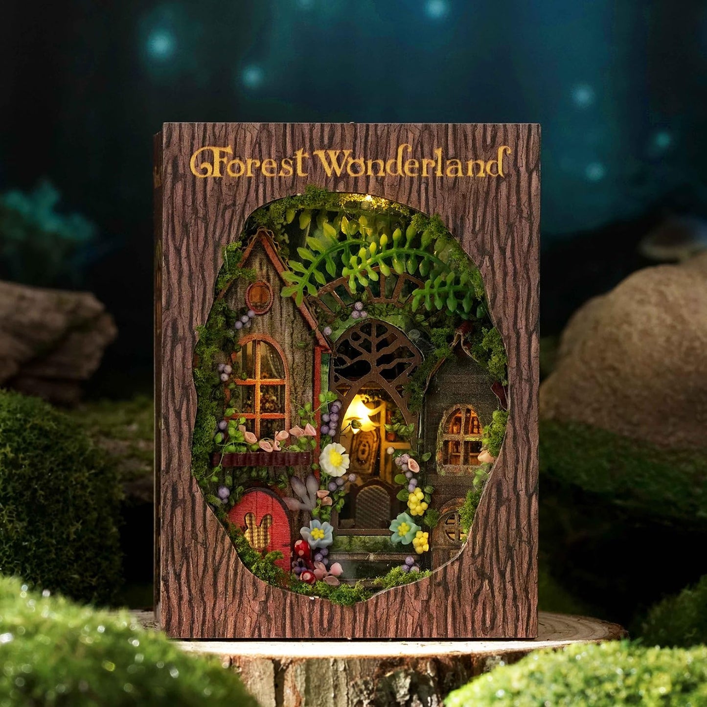 TuKIIE DIY Miniature Dollhouse Kit – Forest Wonderland (1:32 Scale)