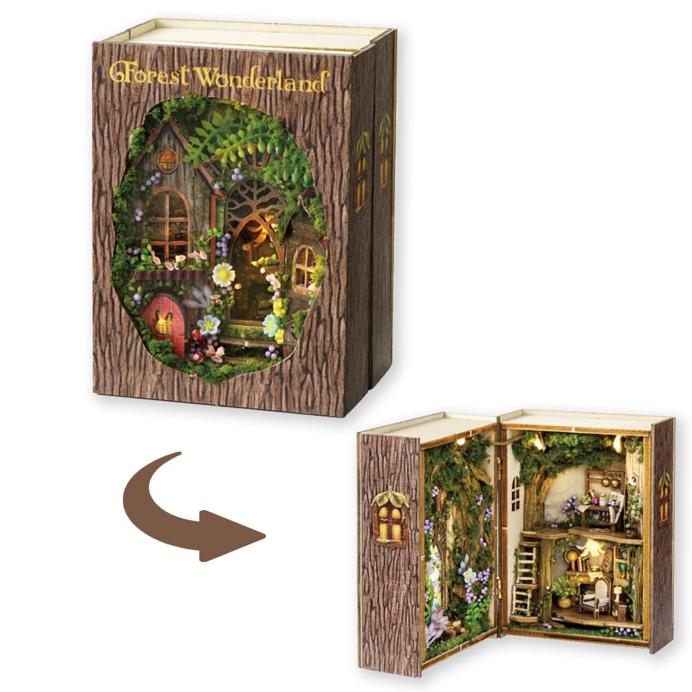 TuKIIE DIY Miniature Dollhouse Kit – Forest Wonderland (1:32 Scale)