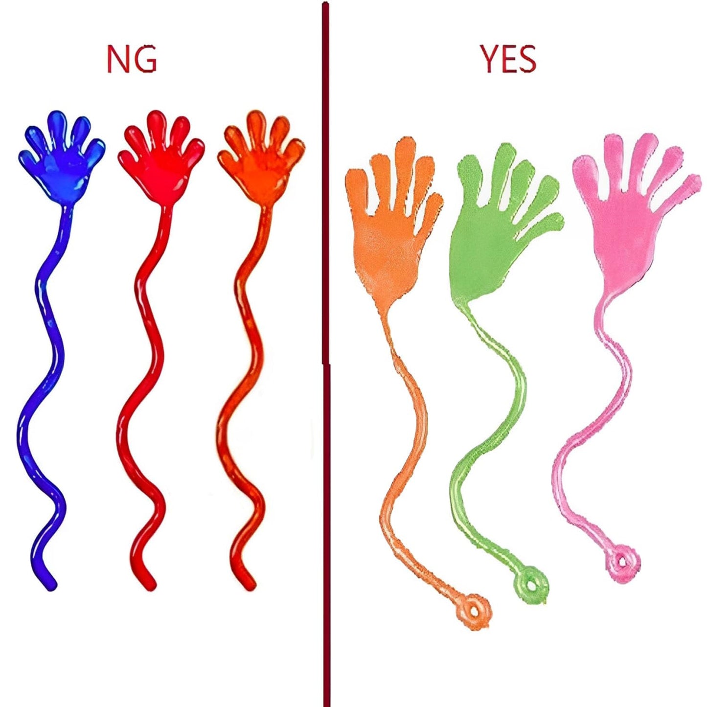 Tuko 20Pcs Sticky Hands – Sensory Party Favors for Kids