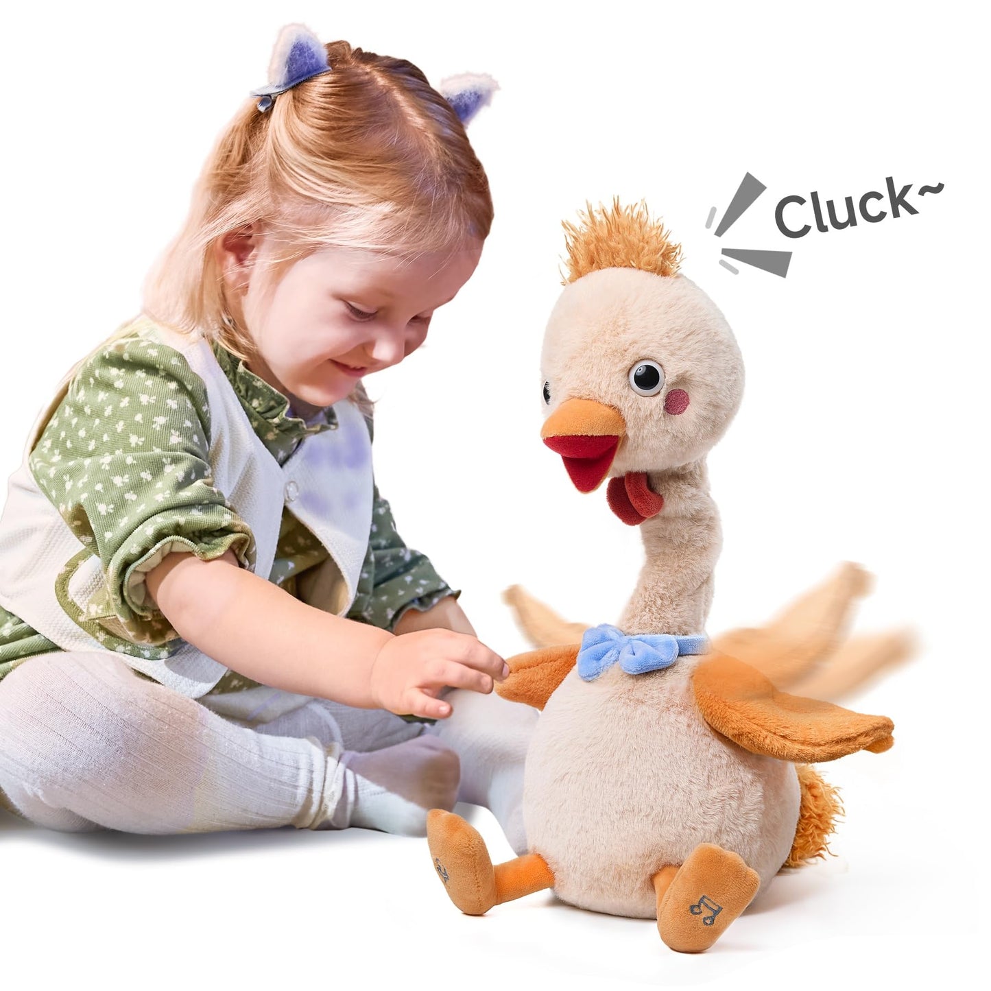 TUMAMA KIDS Dancing Talking Chicken Toy – Interactive Plush Chick for Babies and Kids | Singing, Recording & Repeating