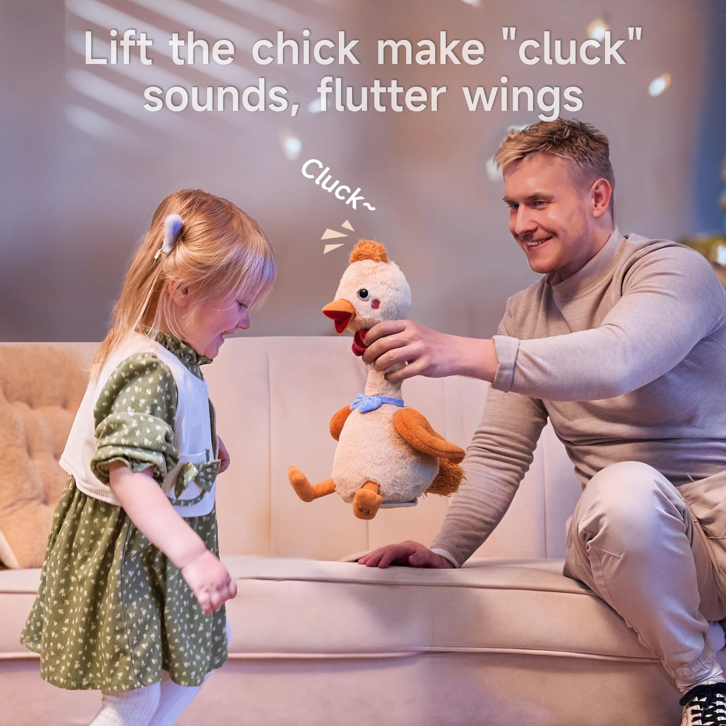 TUMAMA KIDS Dancing Talking Chicken Toy – Interactive Plush Chick for Babies and Kids | Singing, Recording & Repeating
