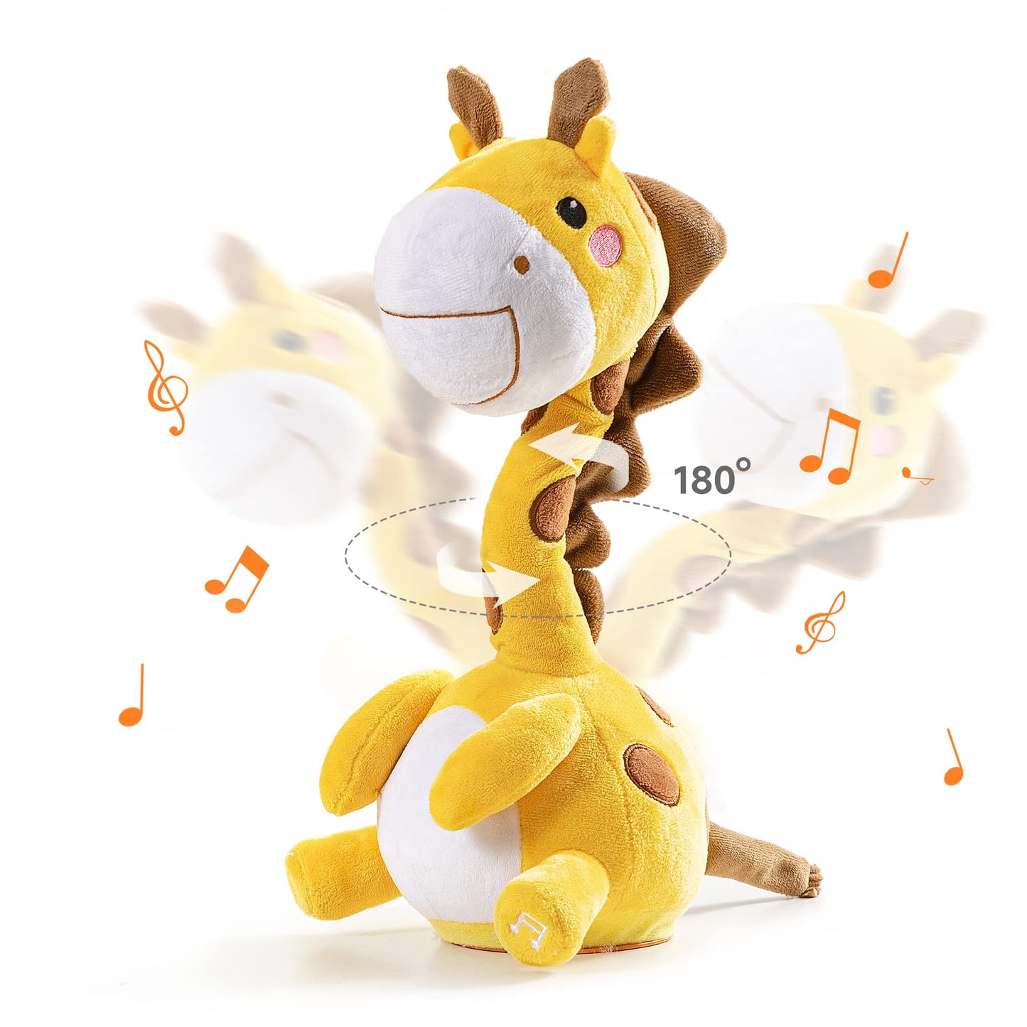 TUMAMA KIDS Dancing Talking Giraffe Toy – Interactive Plush Giraffe That Dances, Sings, and Repeats