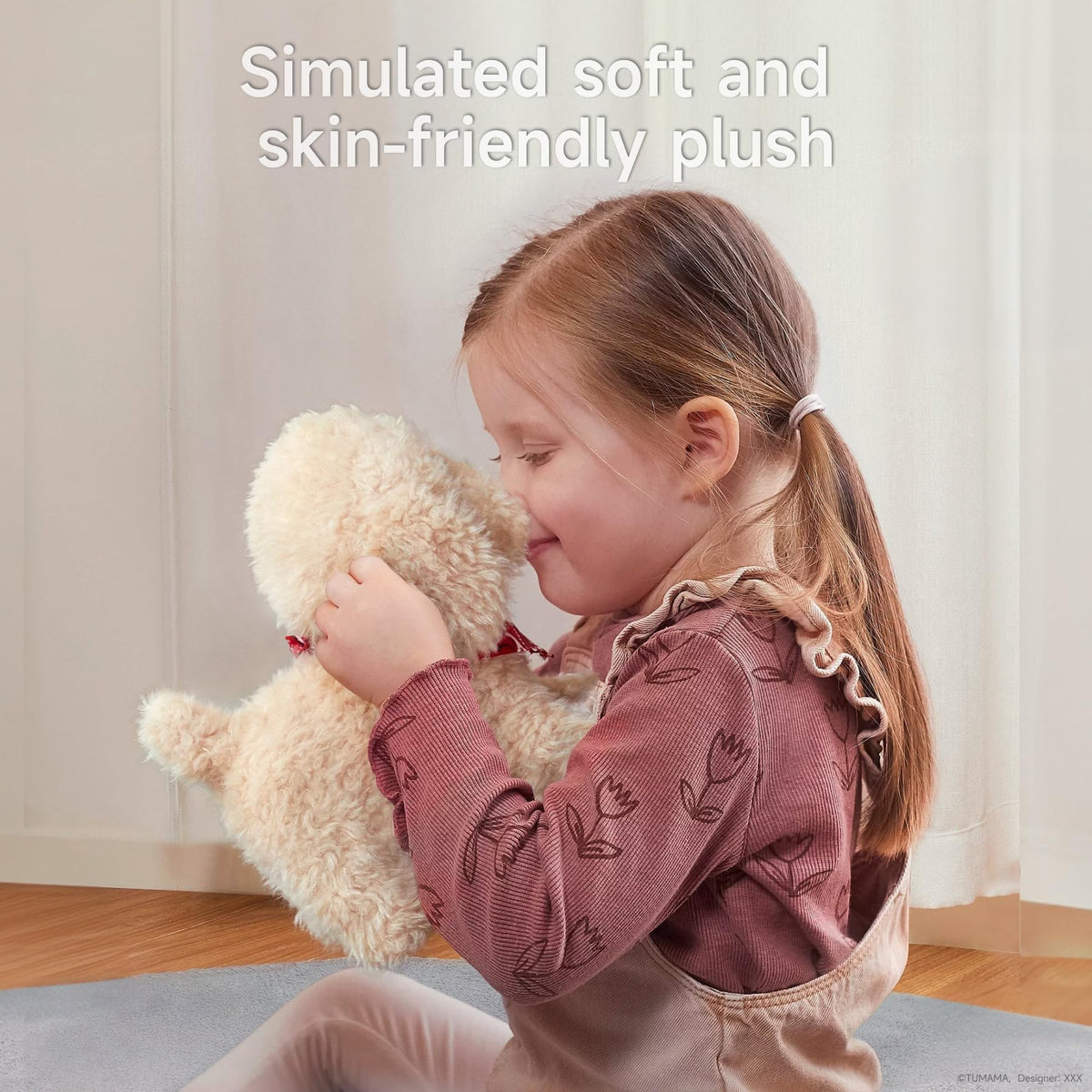 TUMAMA KIDS Remote Control Plush Puppy Toy – Walks, Barks, Dress Up Gift for Ages 3-6